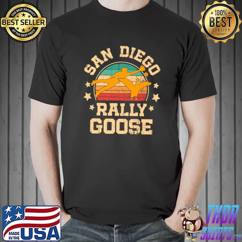 San Diego Rally Goose Vintage San Diego Goose Stars Football Lovers T-Shirt