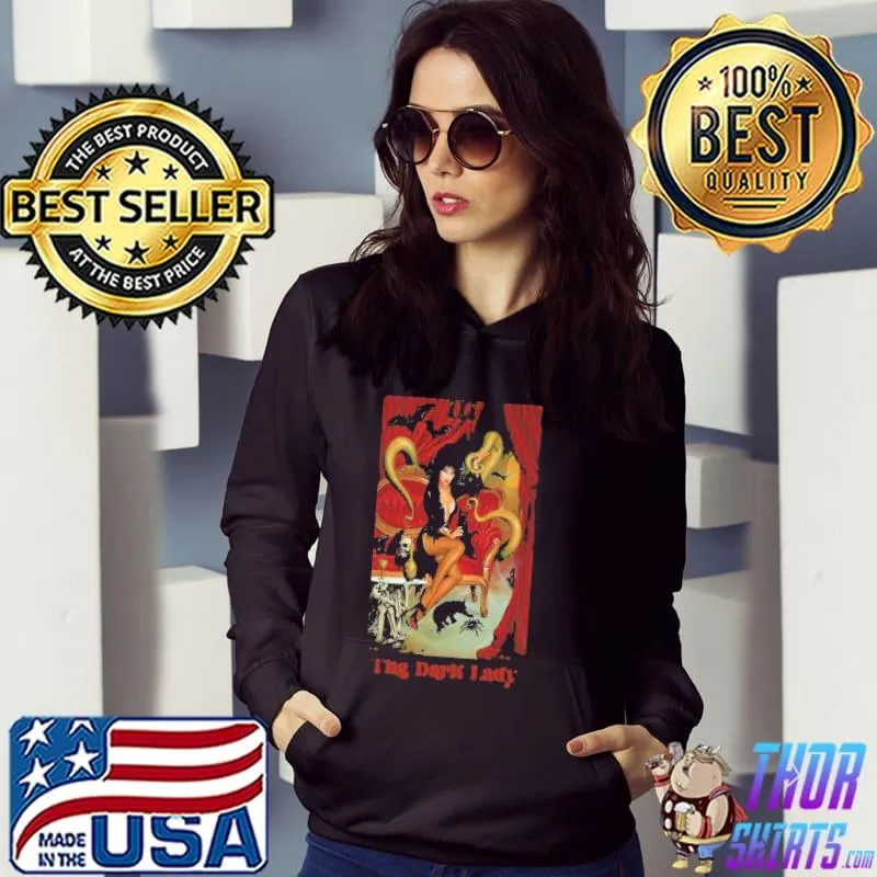 The dark lady elvira mistress of the dark tarot card trending s Hoodie