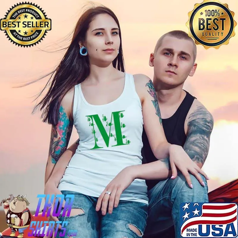 The letter m in creeper trending s Tank Top