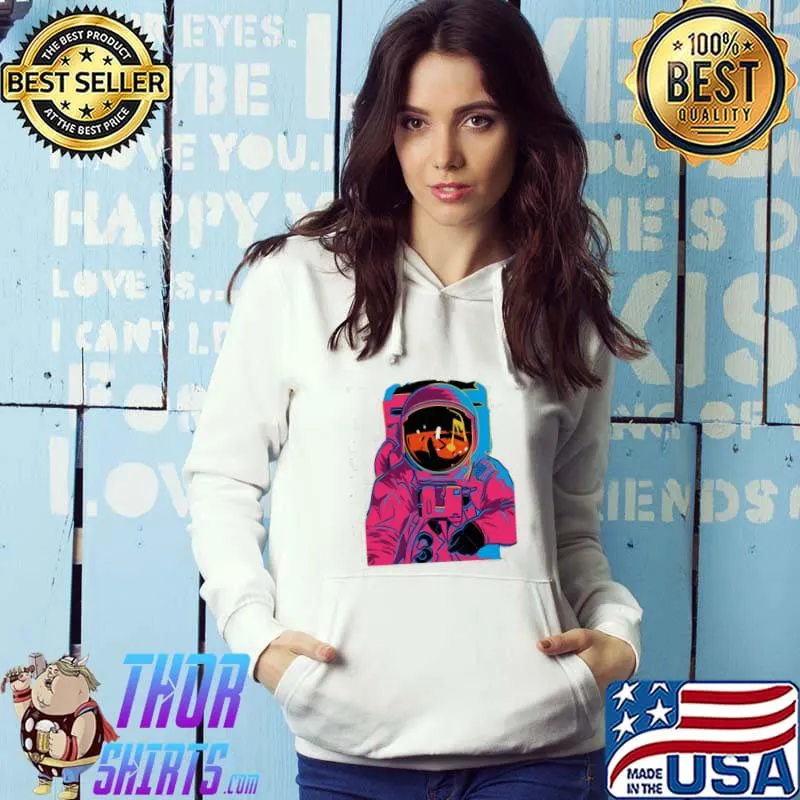 Trippy rainbow astronaut trending s Hoodie