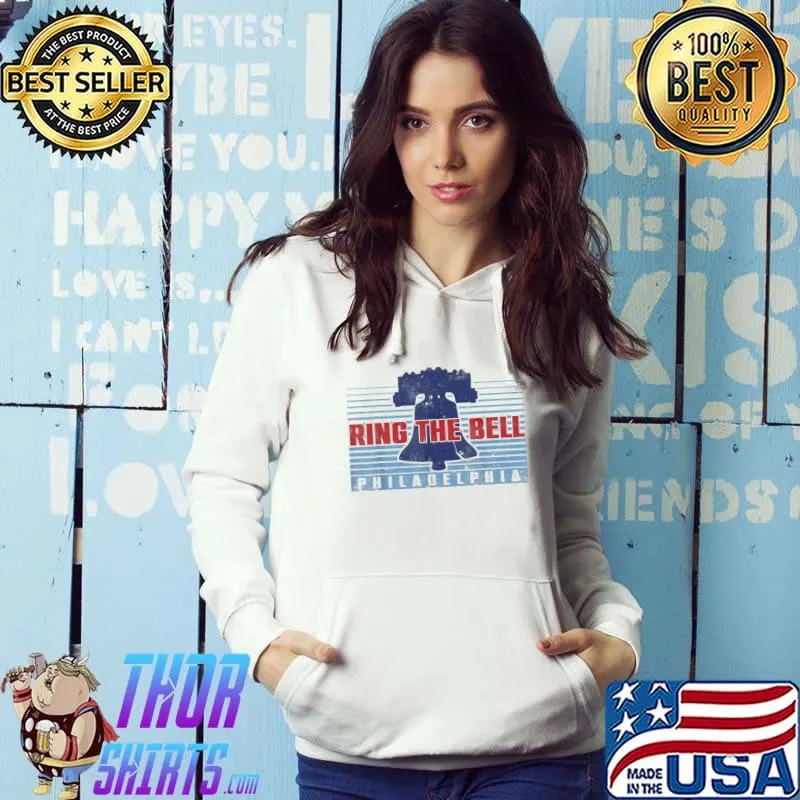 Vintage philly ring the bell philadelphia baseball s Hoodie