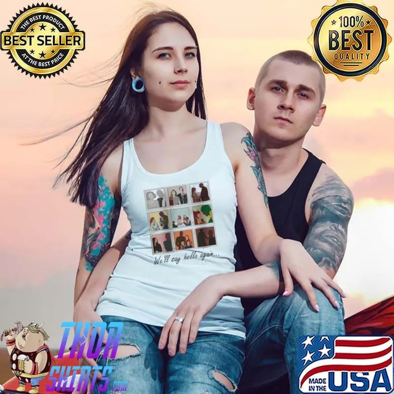 We'll say hello again wandavision the vision dead grow old letter scarlet witch s Tank Top