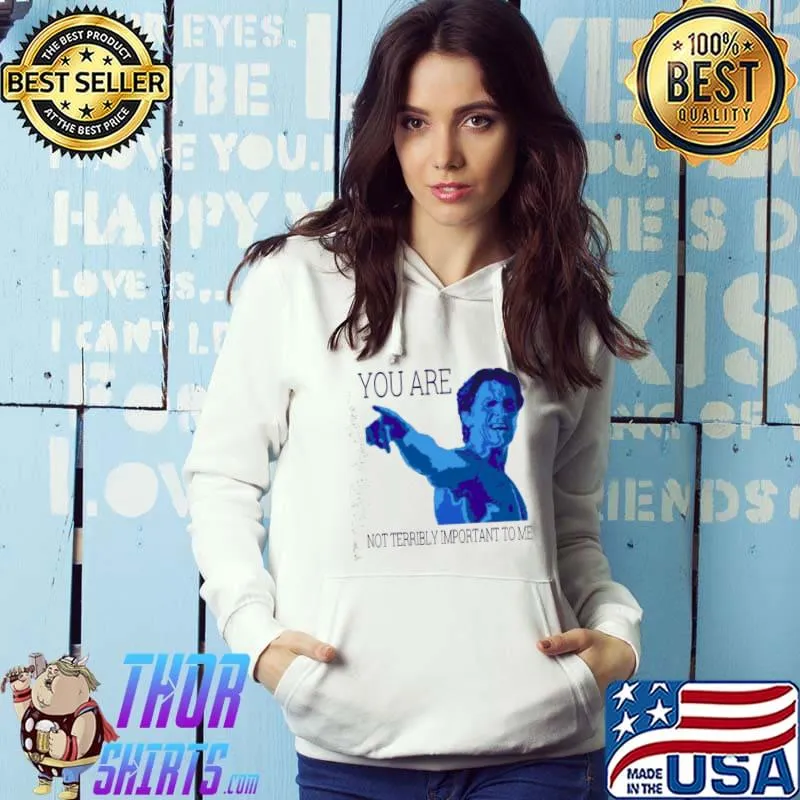 You are not terribly important to me patrick bateman halloween trending s Hoodie