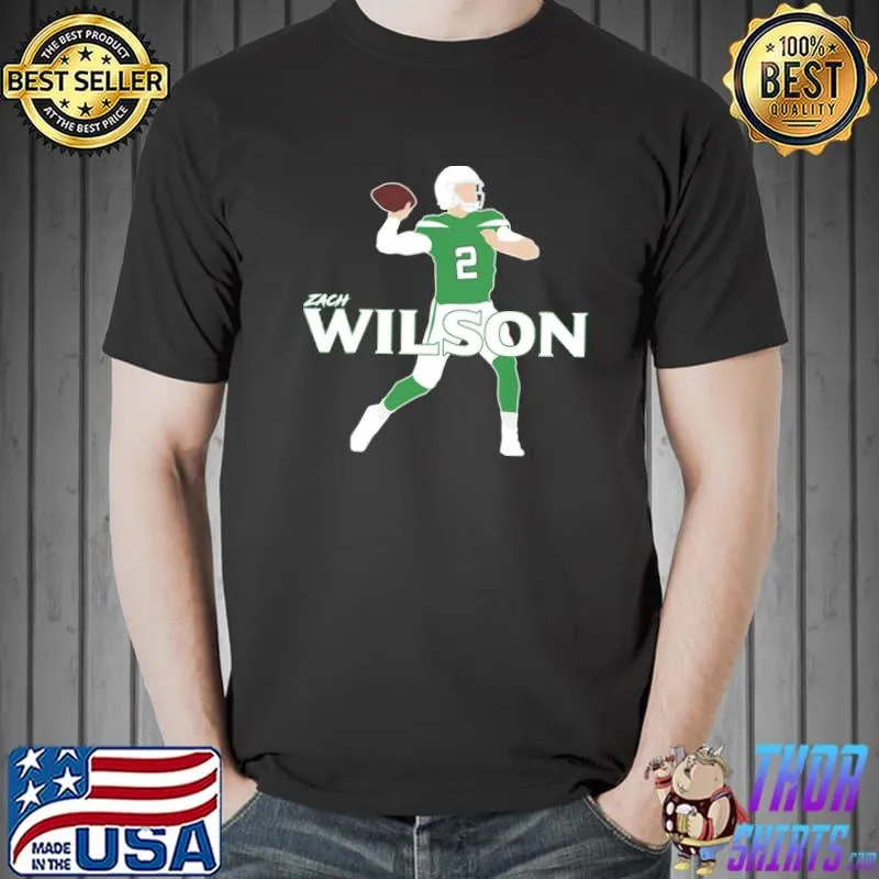 Zach wilson NFL pros player shirt