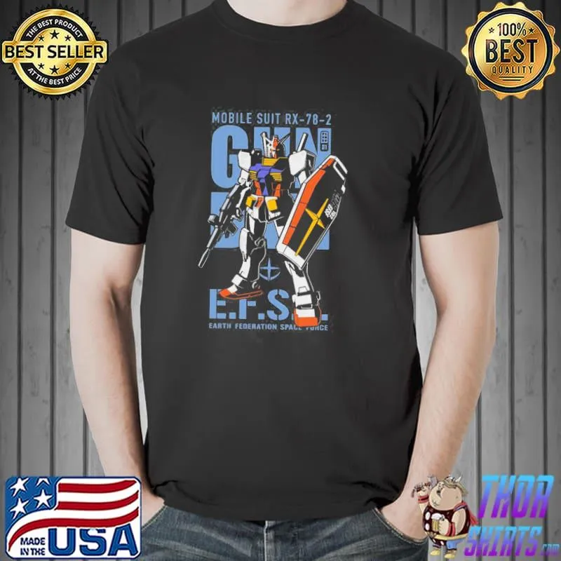 199 rx78 mobile suit rx782 gundam shirt
