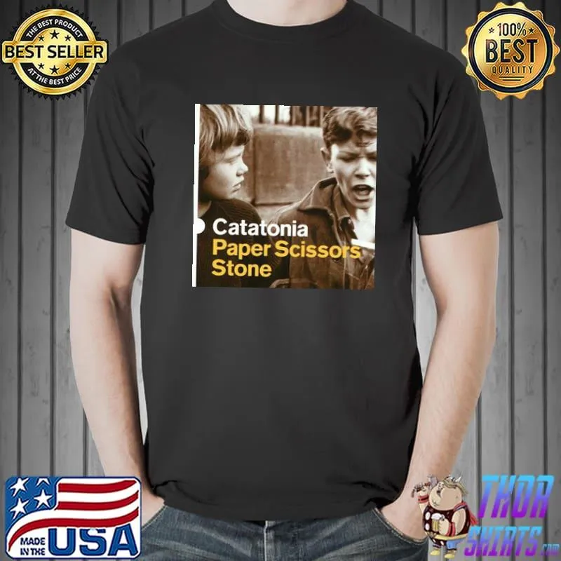 2001 paper scissors stone catatonia rock band trending shirt