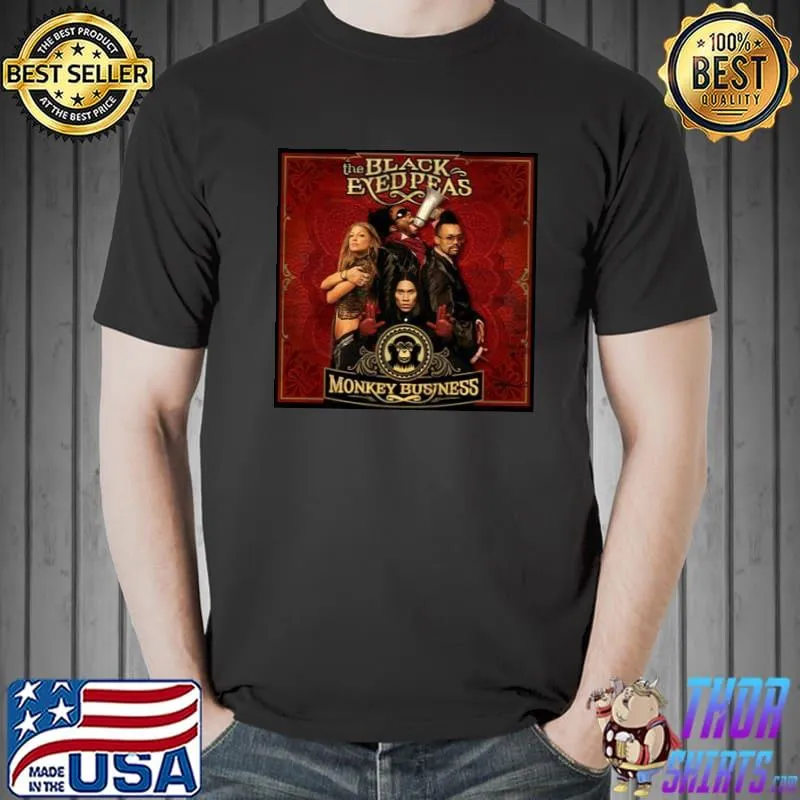 2005 the black eyed peas hip hop rap pop band monkey business trending classic shirt