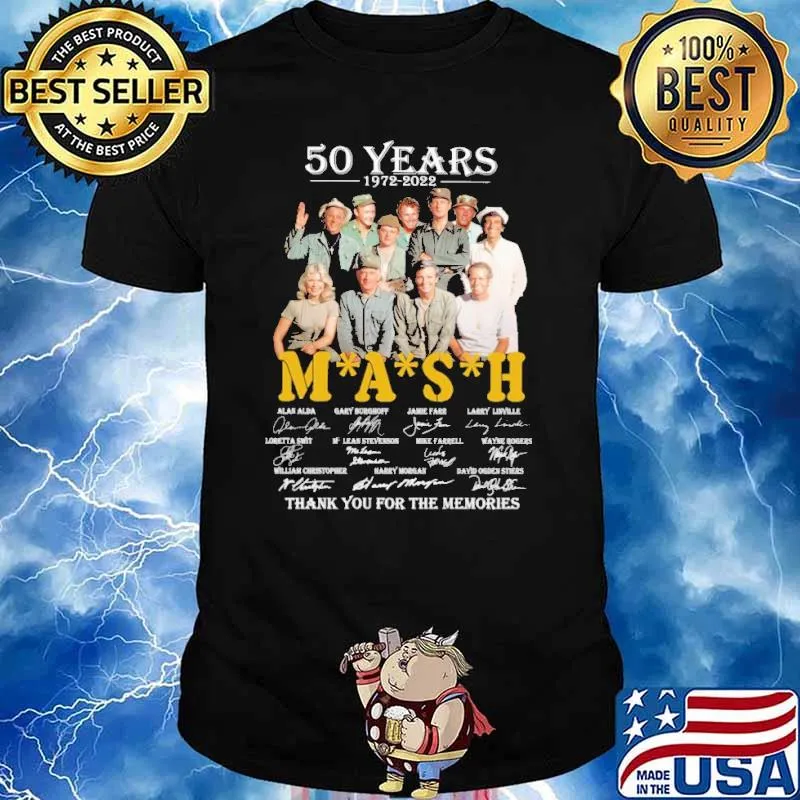 50 Years 1972 2022 Mash Thank You For The Memories Shirt