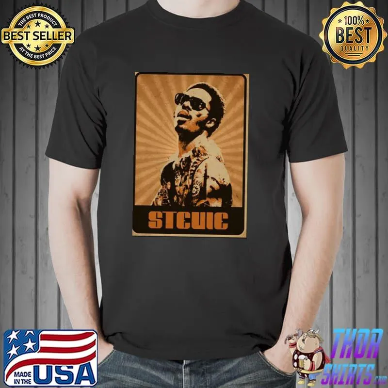 80's retro art stevie wonder trending shirt