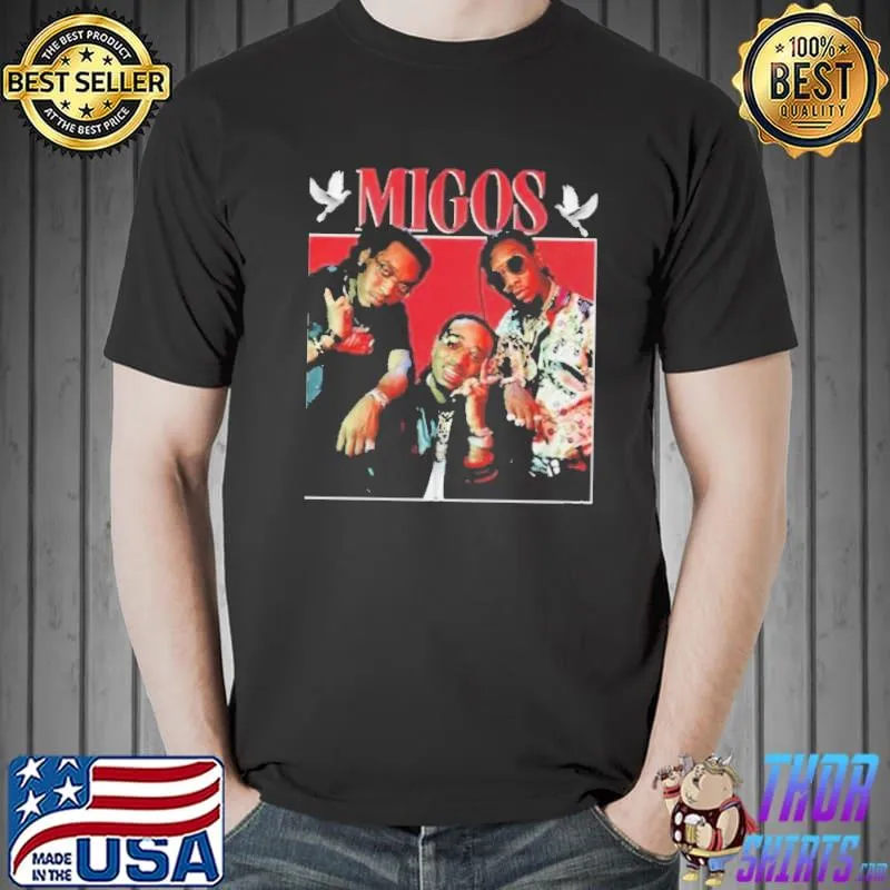 90's vintage art migos trending classic shirt
