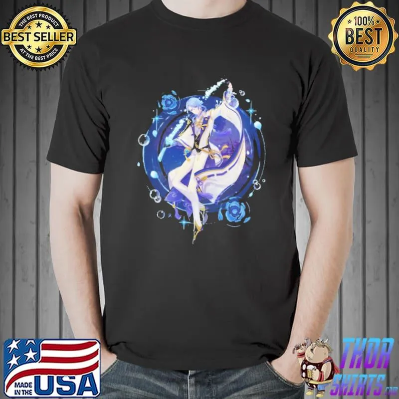Aesthetic design kamisato ayato genshin impact classic shirt