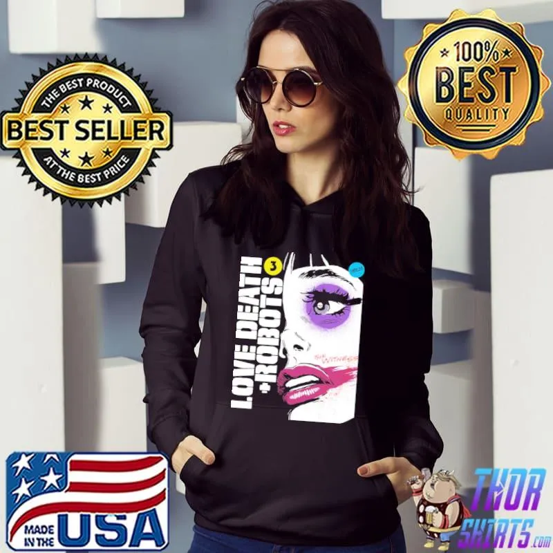 Animated design love death robots the witness classic s Hoodie