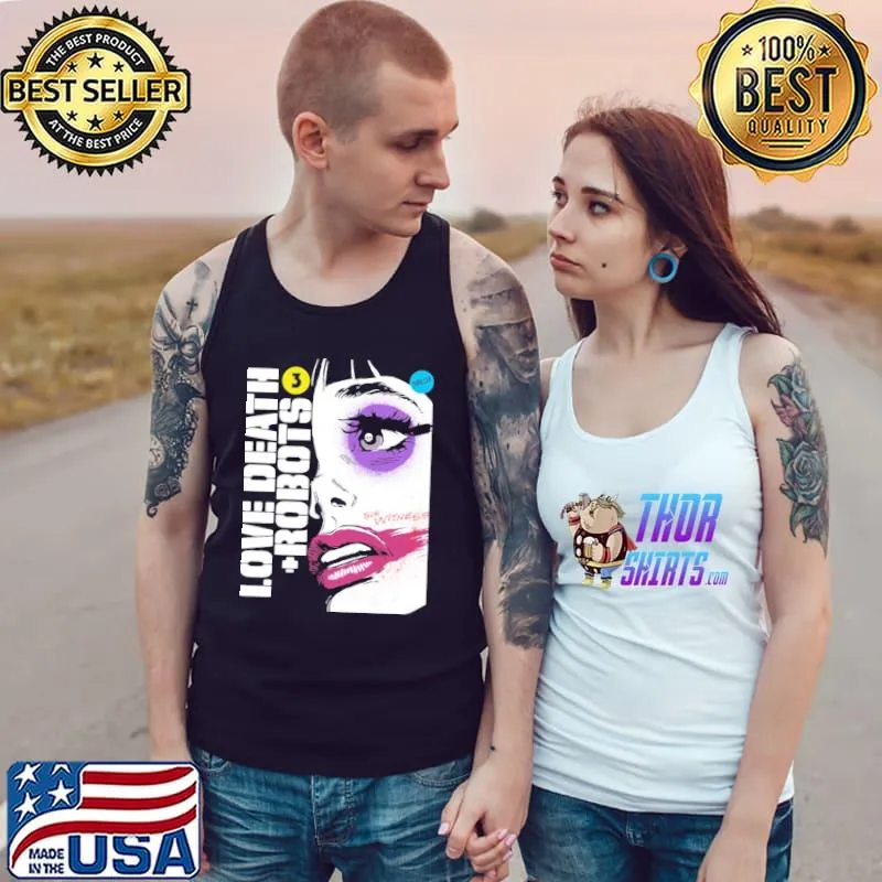 Animated design love death robots the witness classic s Tank Top