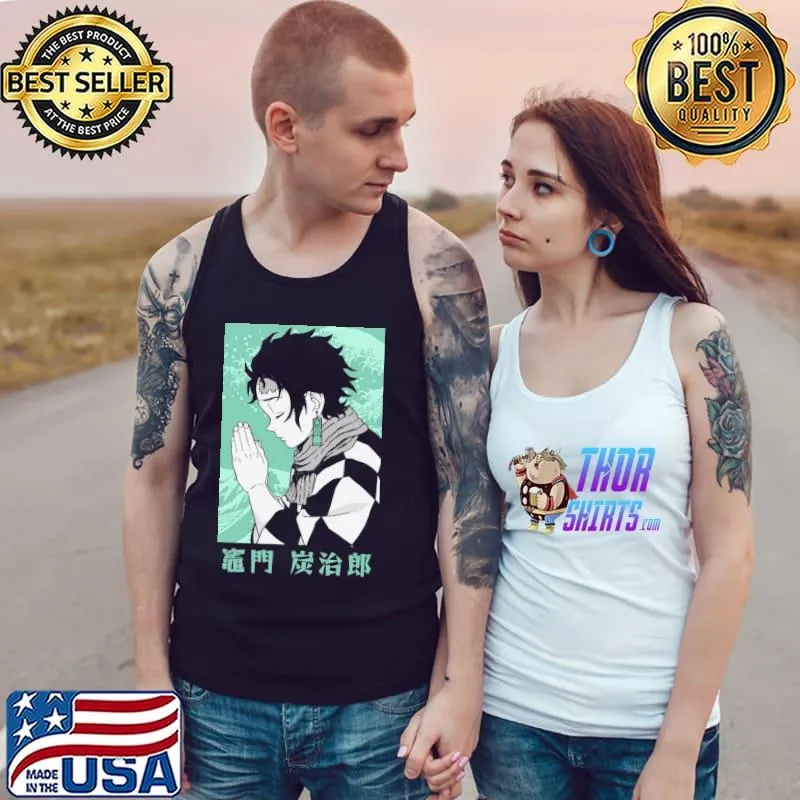 Anime character demon slayer tanjiro classic s Tank Top