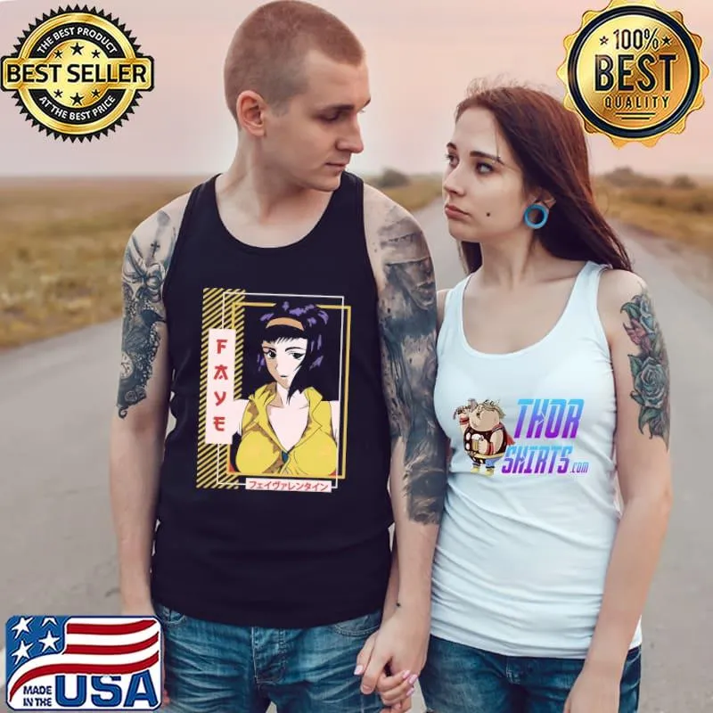Anime character faye Valentine cowboy bebop classic s Tank Top