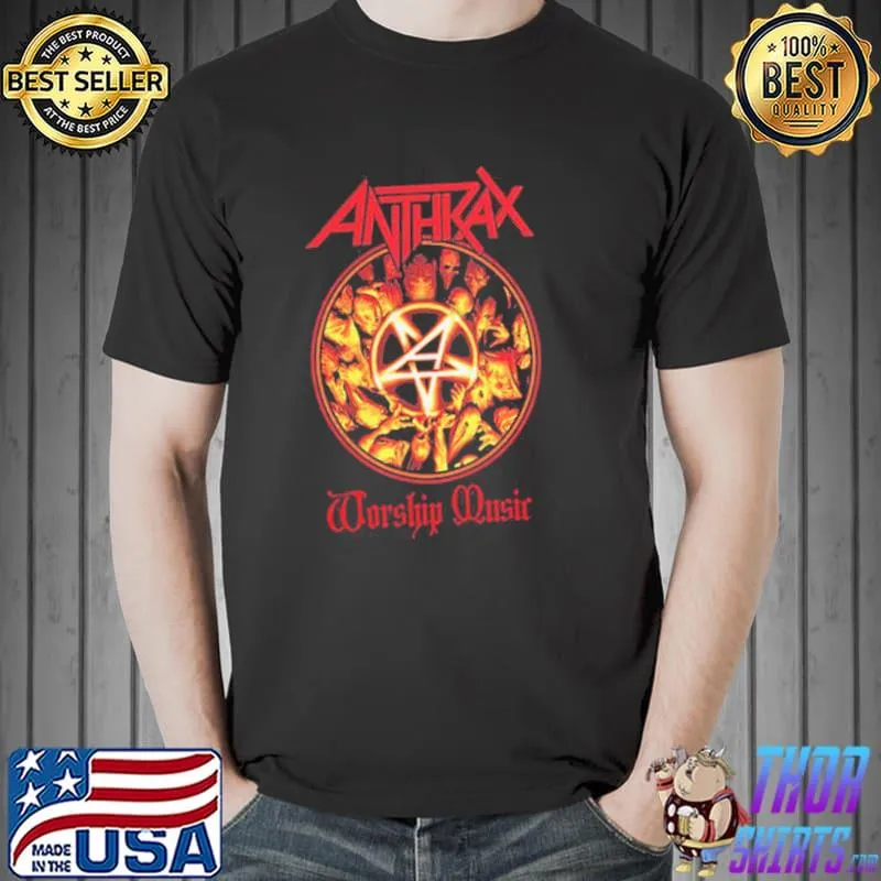Anthrax worship music heavy metal music merchandise trending classic shirt