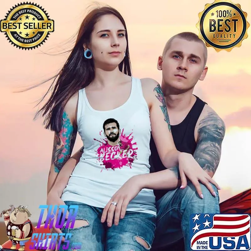 Art becker watercolor pink design soccer player classic s Tank Top