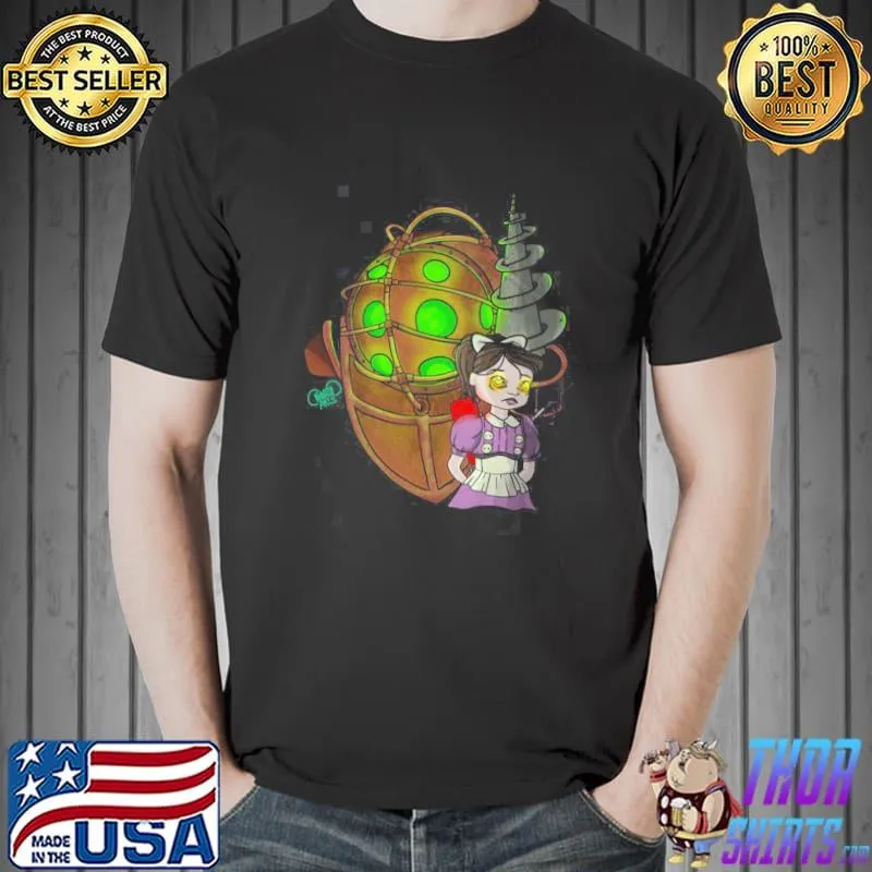 Bioshock big daddy little sister classic shirt