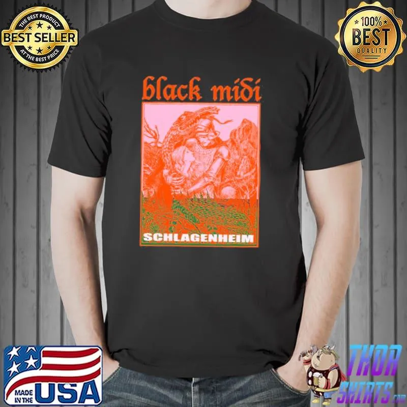 Black midI schlagenheim trending classic shirt