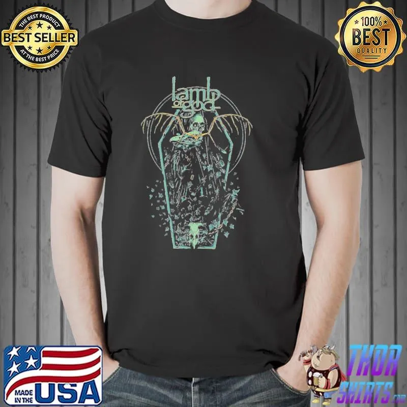 Br4 lamb of god the dead coffin shirt