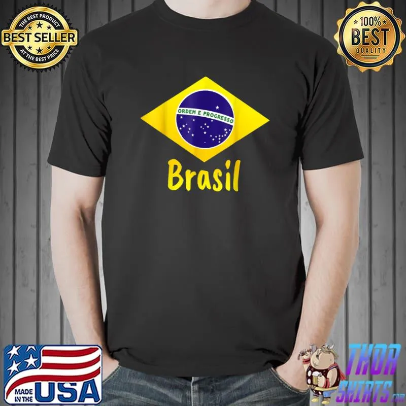 Brazil Flag Brazil Soccer Jersey T-Shirt
