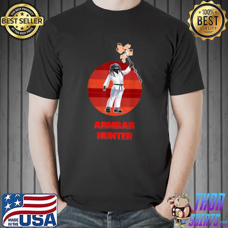 Brazilian Jiu JItsu Tee Armbar Hunter Brazilian Jiu Jitsu Vintage T-Shirt