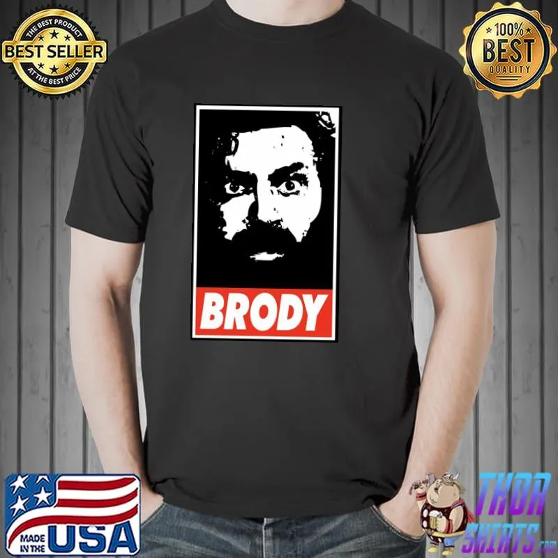 Brody bruiser brody obey art classic shirt