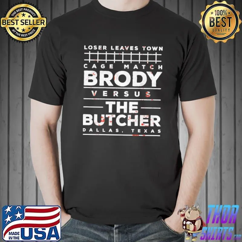 Bruiser brody vs the butcher classic shirt