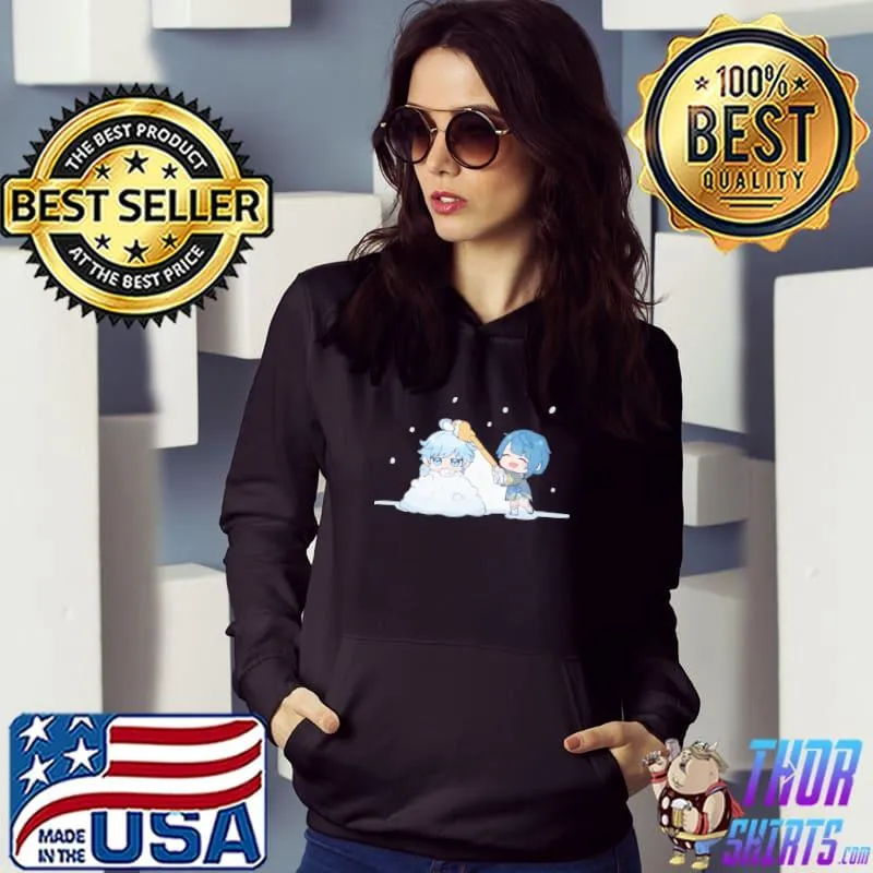 Building a snowman xingyun genshin impact s Hoodie