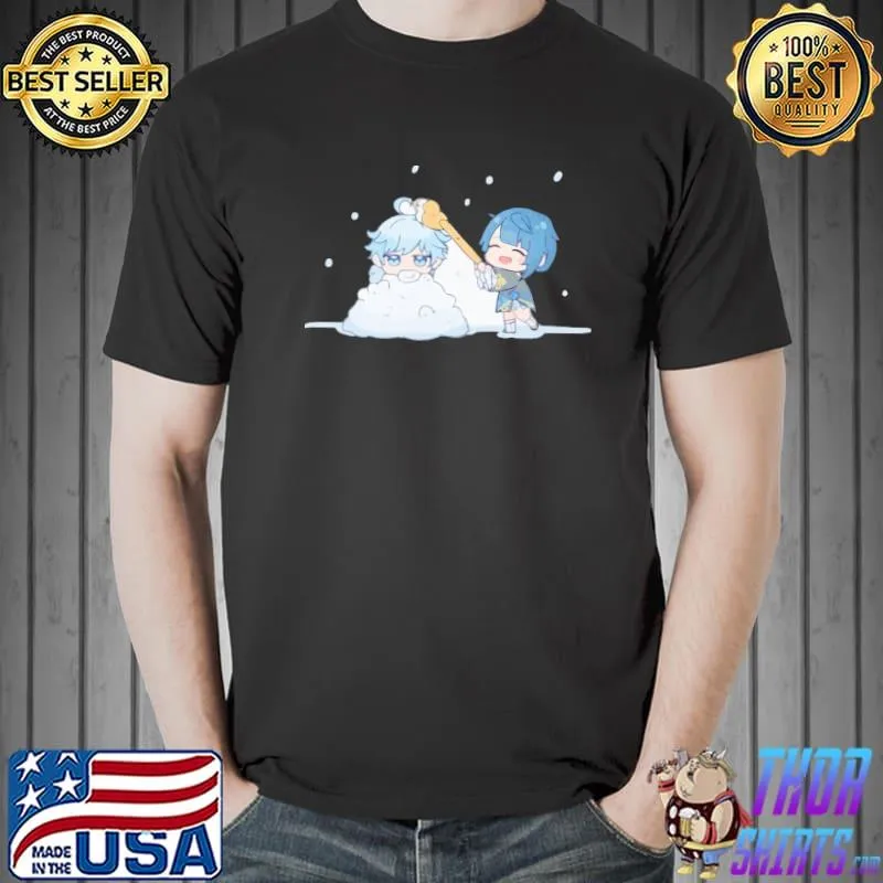 Building a snowman xingyun genshin impact shirt