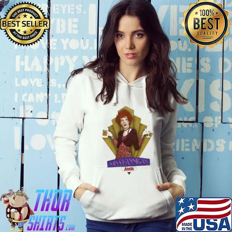 Cartoon design annie miss hannigan bernadette peters classic s Hoodie