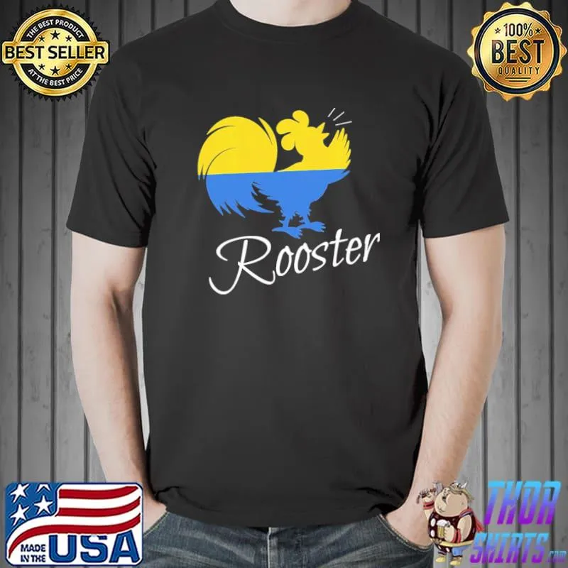 Ceramic rooster symbol love and resistance of ukrainians classic shirt