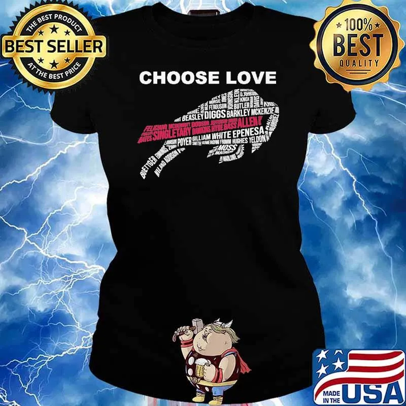 Choose Love Bills Signature Sport Shirt Ladies tee