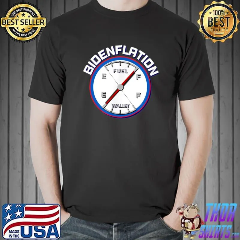 Christmas Bidenflation Inflation Gas Prices Biden T-Shirt