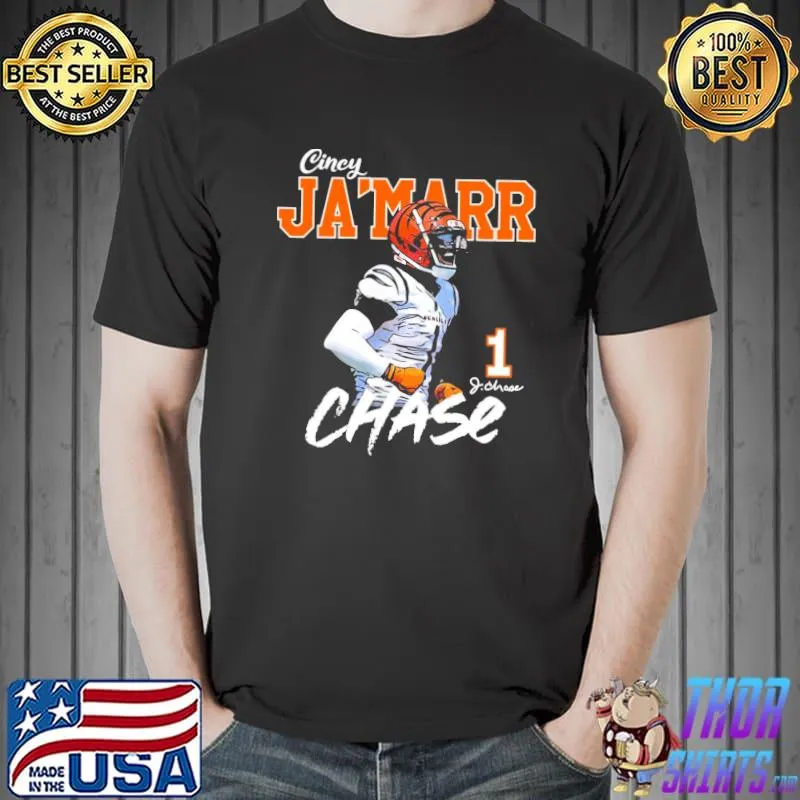CincinnatI bengals legend ja'marr chase number 1 shirt