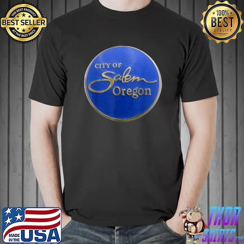 City Of Salem Oregon Coat Of Arms Jersey National Pride T-Shirt
