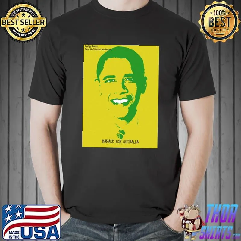 Color art barack for ostralia by dodgy rock bandpress trending classic shirt
