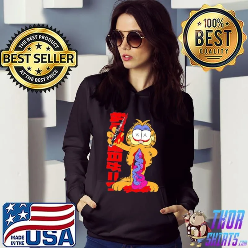 Creepy harakirI garfield classic s Hoodie