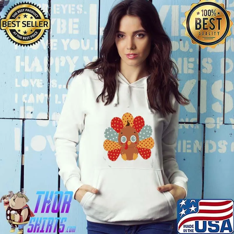 Cute kids Turkey happy day thanksgiving trending classic s Hoodie