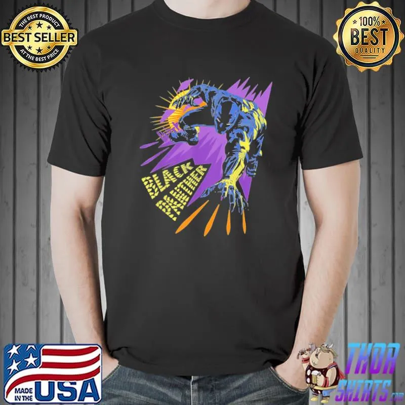 Dark panther claw marks comic black panther shirt