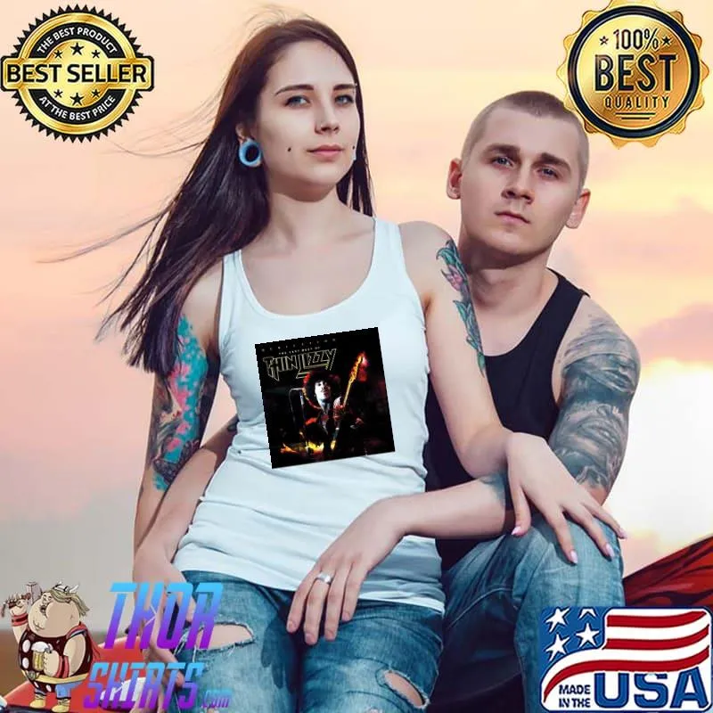 Dedication the very best of thin lizzy rock trending classic s Tank Top