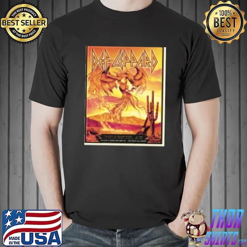 Def leppard phoenix august 25 2022 the stadium tour classic shirt