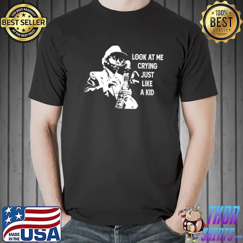 Diff'rent arts strokes look at me crying just like a kid graphic shirt
