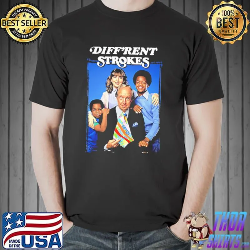 Diff'rent strokes sitcom poster design shirt