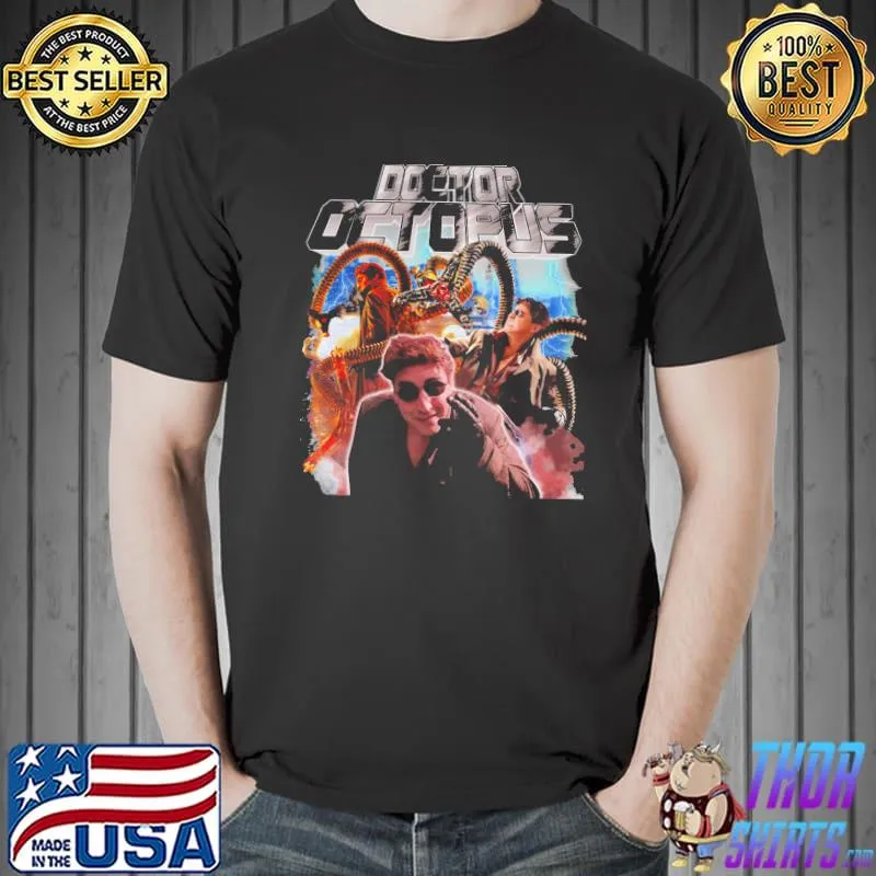Doctor octopus retro design spiderman shirt