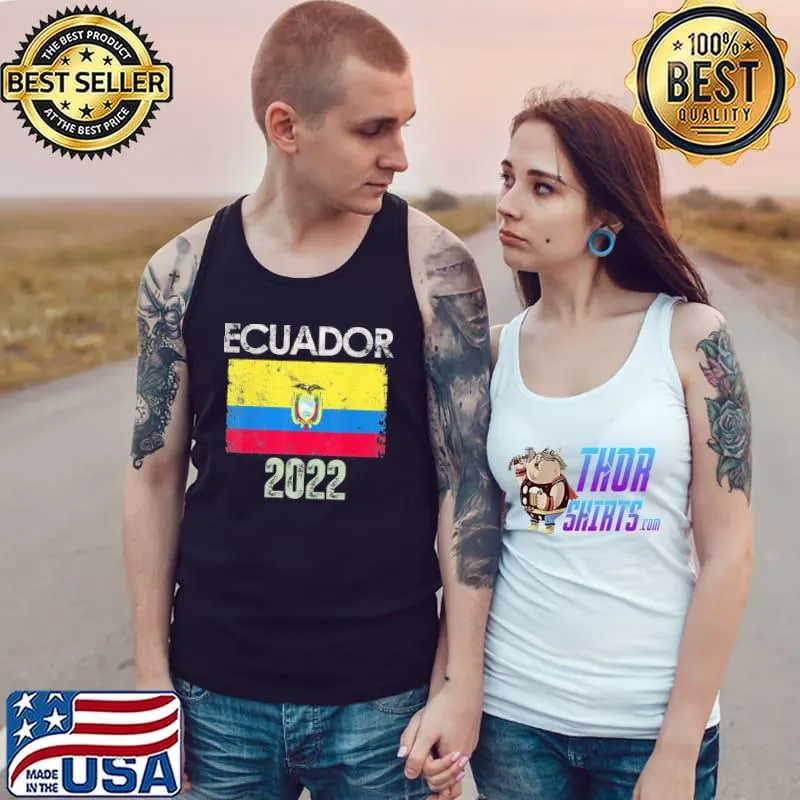 Ecuador flag jersey supporter ecuadorean soccer team s Tank Top