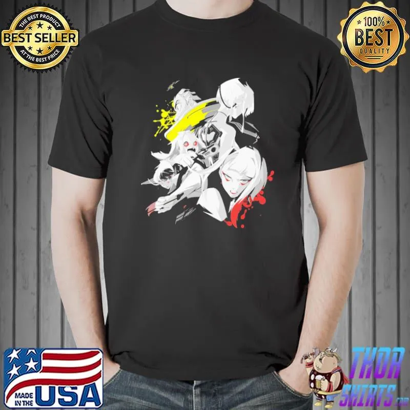 Edge runner black and white art cyberpunk edgerunners shirt