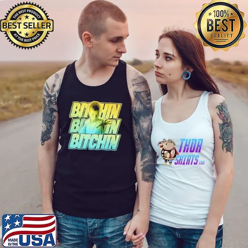 Eleven bitchin green gradient stack stranger things quotes classic s Tank Top