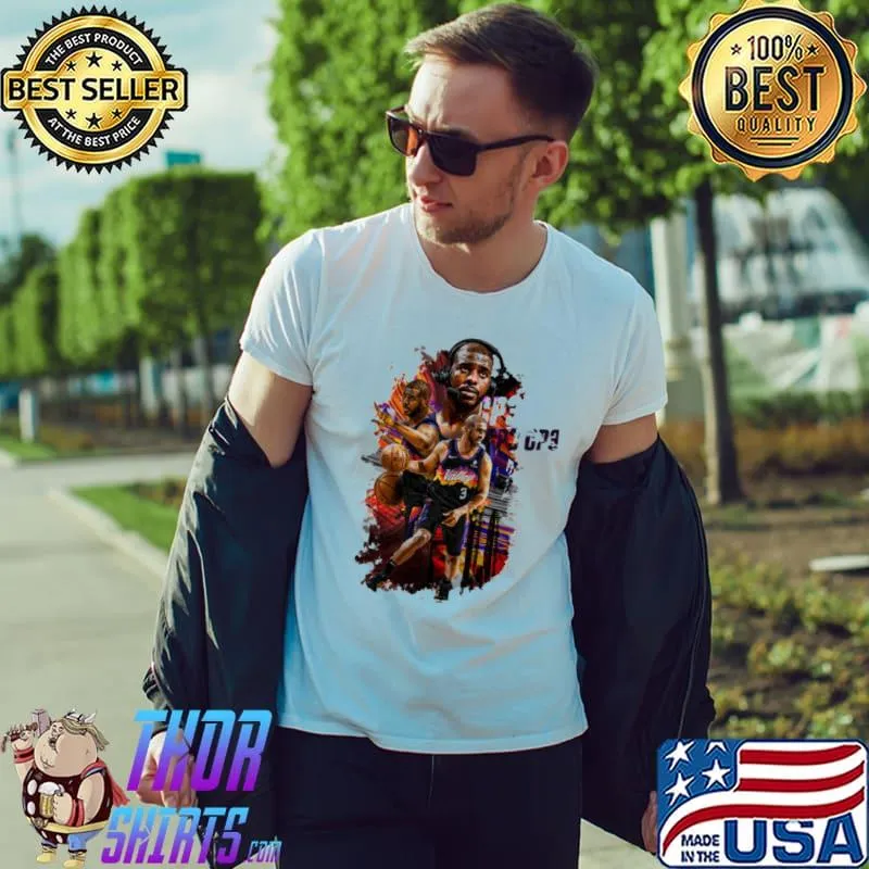 Fanart chris Paul 3 basketball 90s design shirt