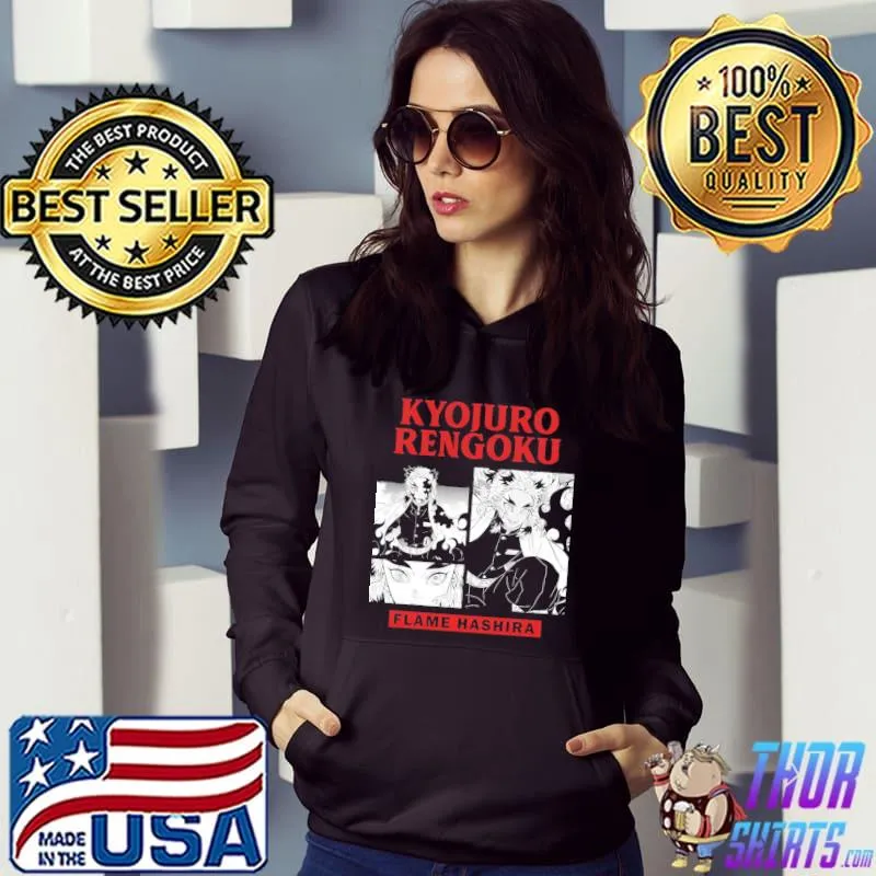 Flame hashira kyojuro rengoku demon slayer classic s Hoodie